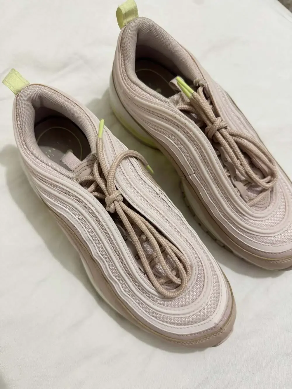 Nike Air Max 97 Women's Barely Rose Volt Sneakers CI7388-600